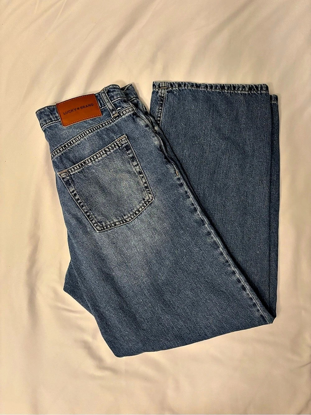 Lucky Brand High Rise Wide Leg Jeans Women's